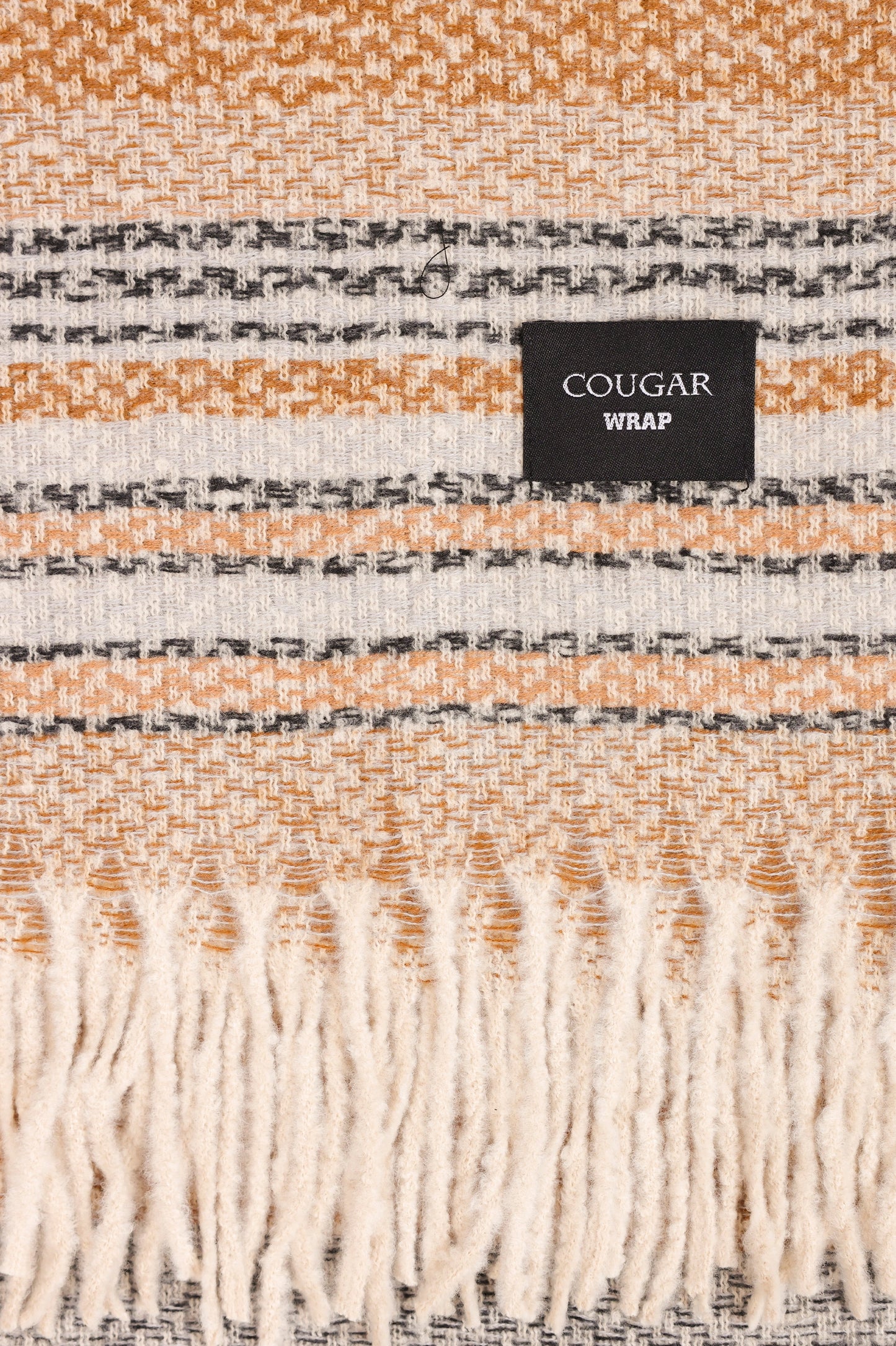 Patterned Knitted Shawl - Cougar Clothing