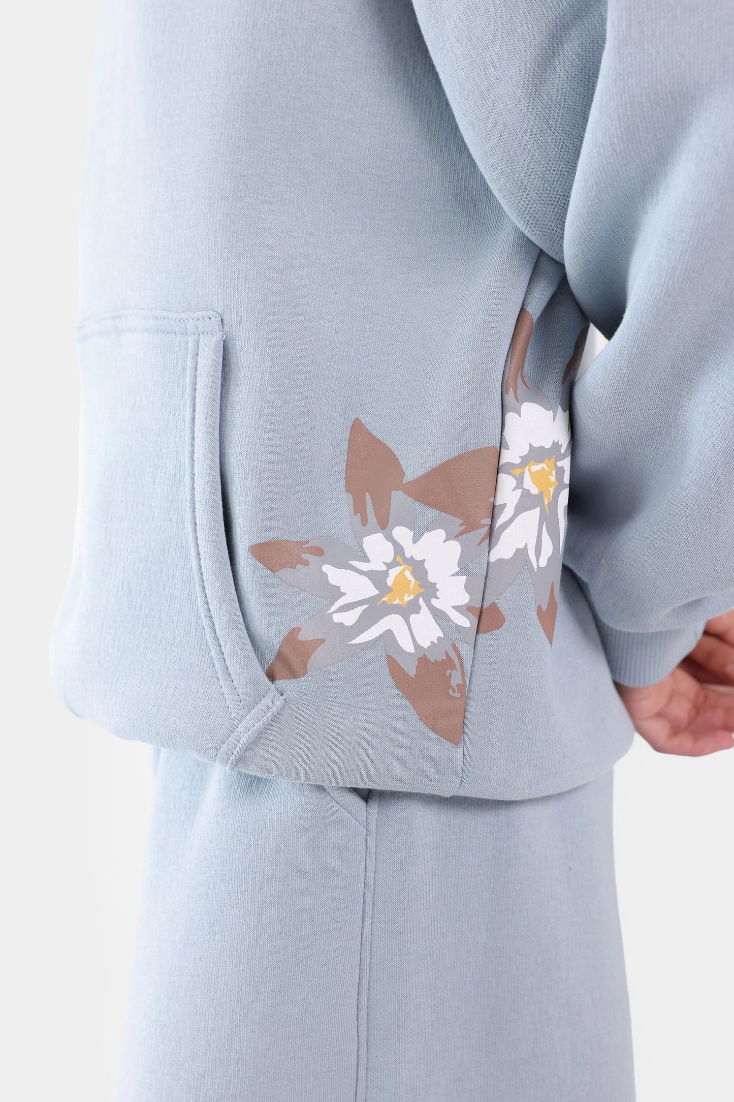 Floral Print Hoodie - Cougar Clothing