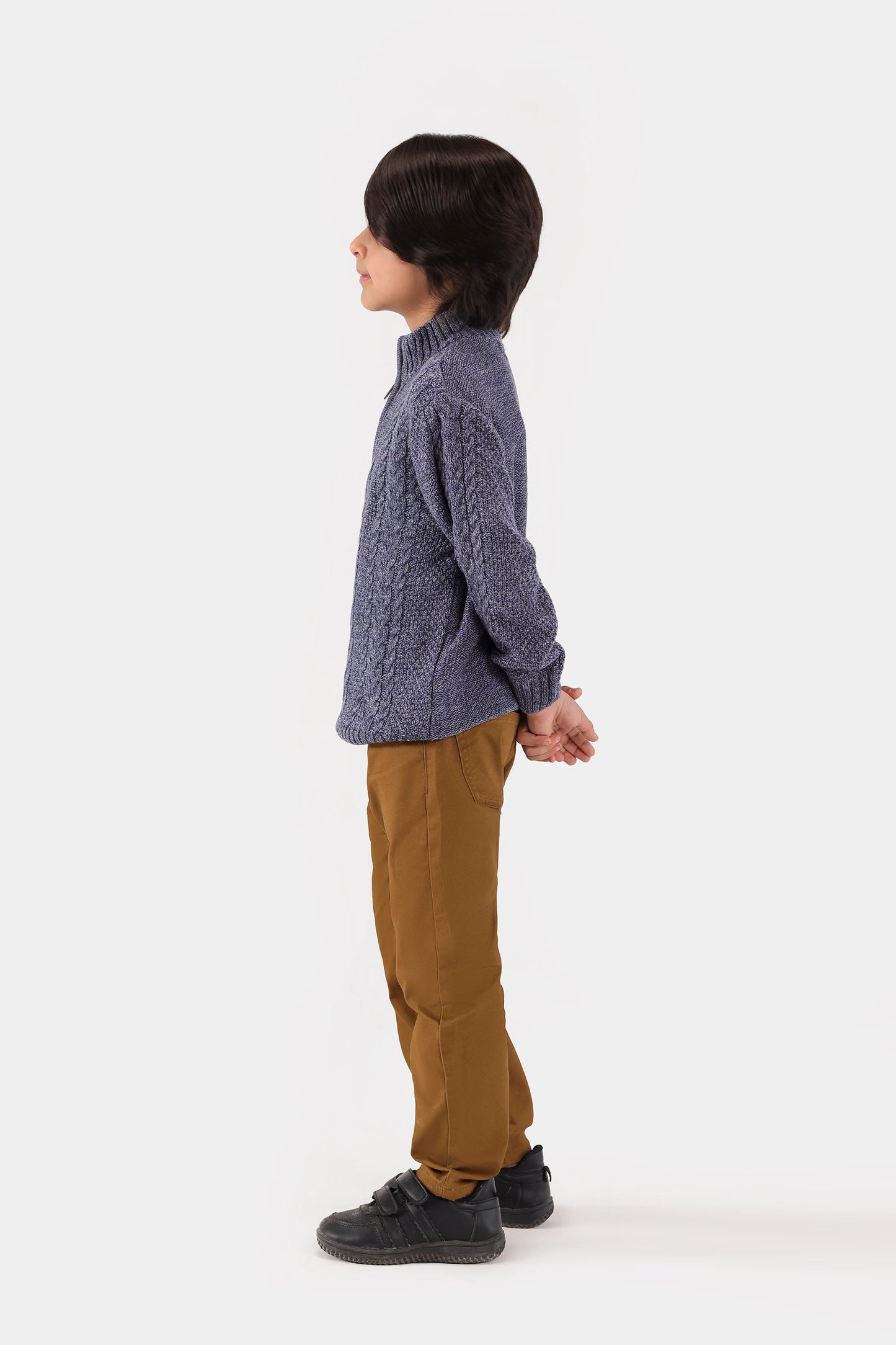 Quarter Zip Sweater - Cougar Clothing