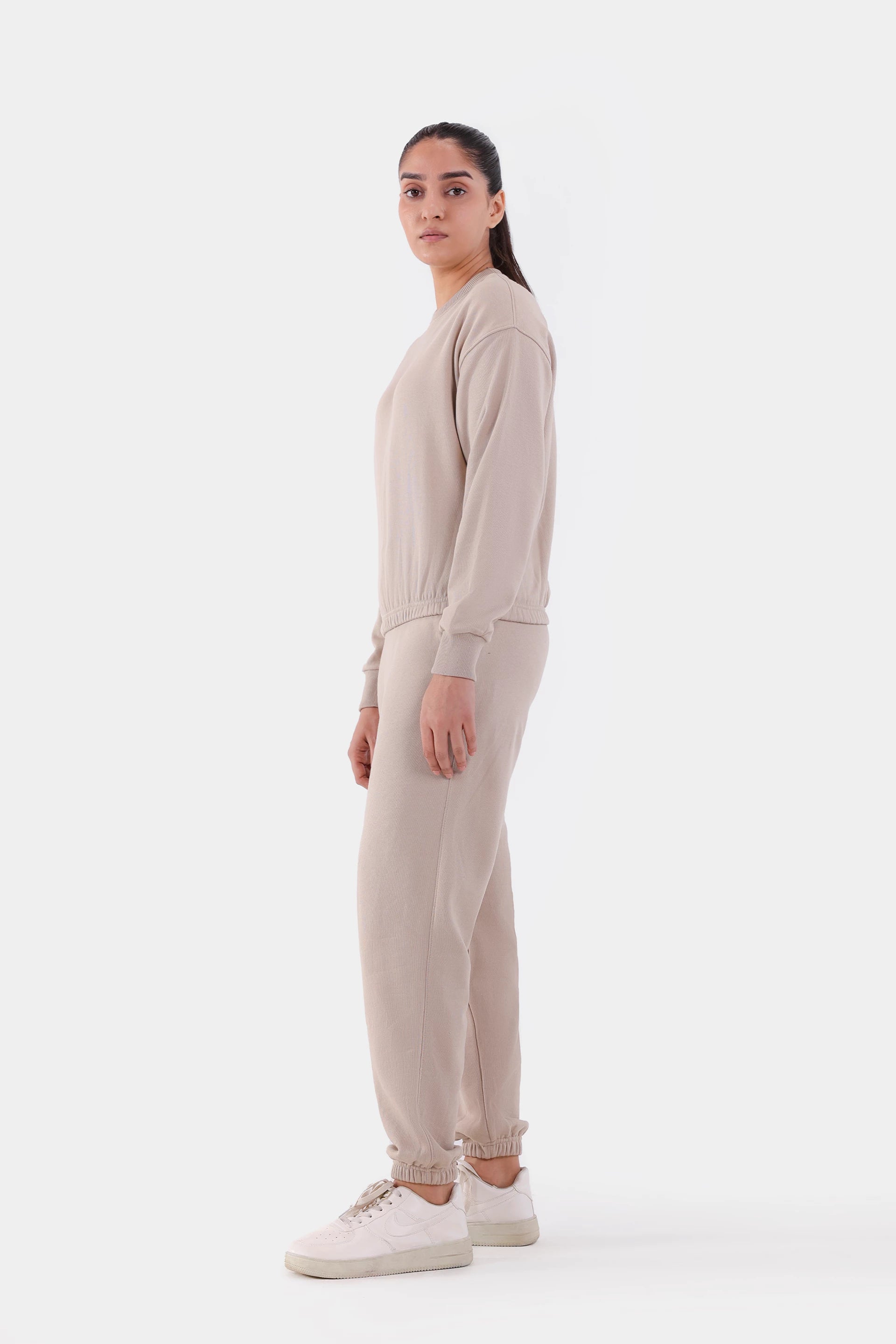 Cinched Waist Sweatshirt - Cougar Clothing