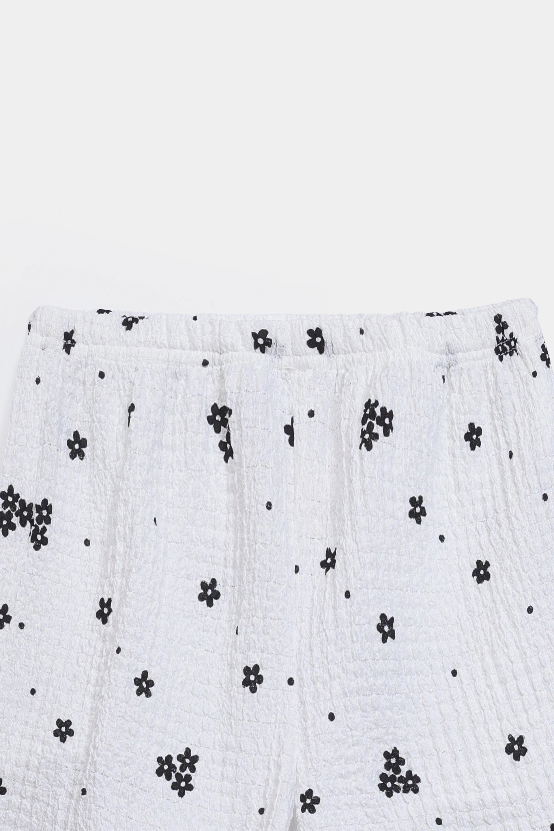 Printed Crush Cotton Shorts - Cougar Clothing