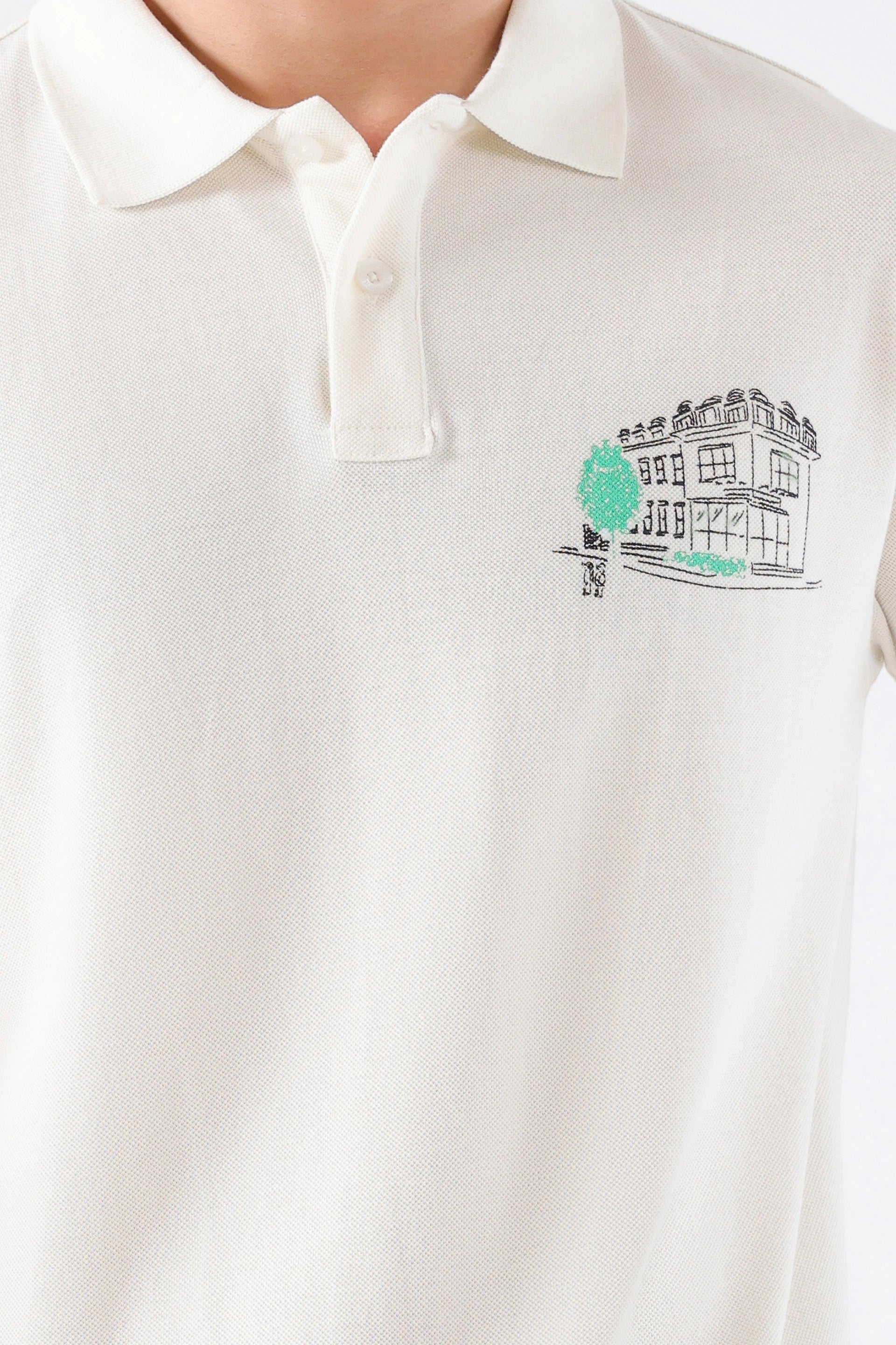 Regular Fit Printed Polo - Cougar Clothing