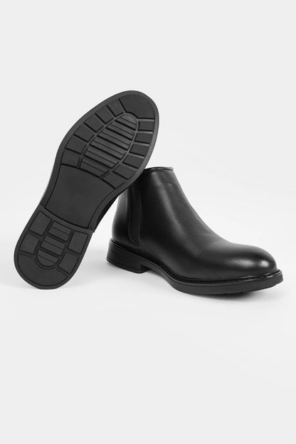 Faux Leather Chelsea Boots - Cougar Clothing