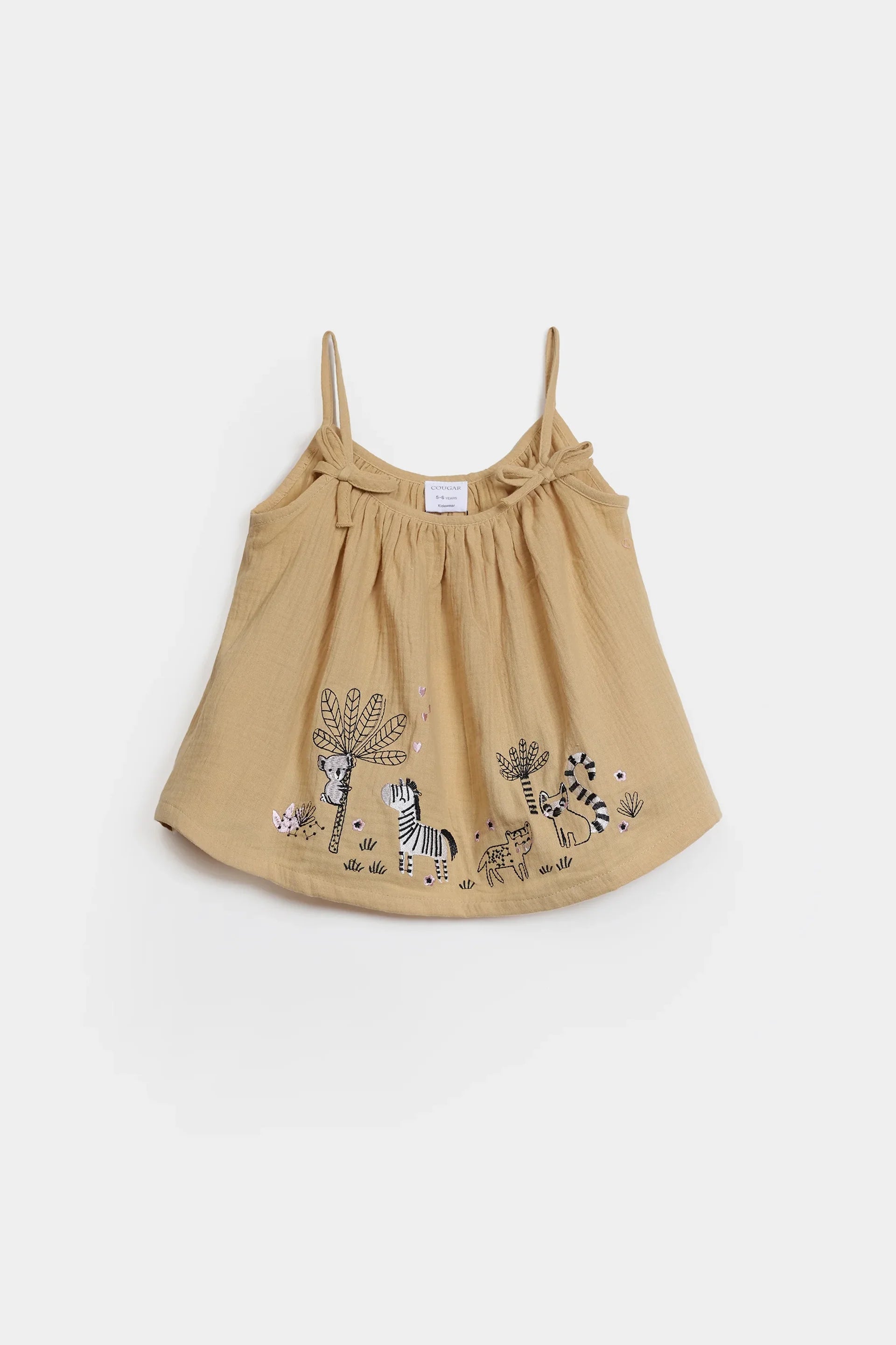 Embroidered Muslin Top - Cougar Clothing