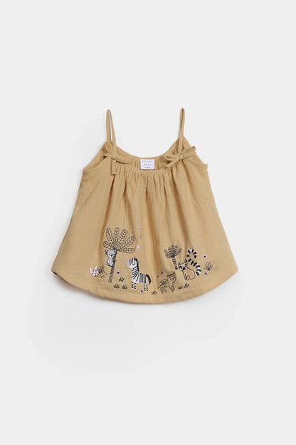 Embroidered Muslin Top - Cougar Clothing