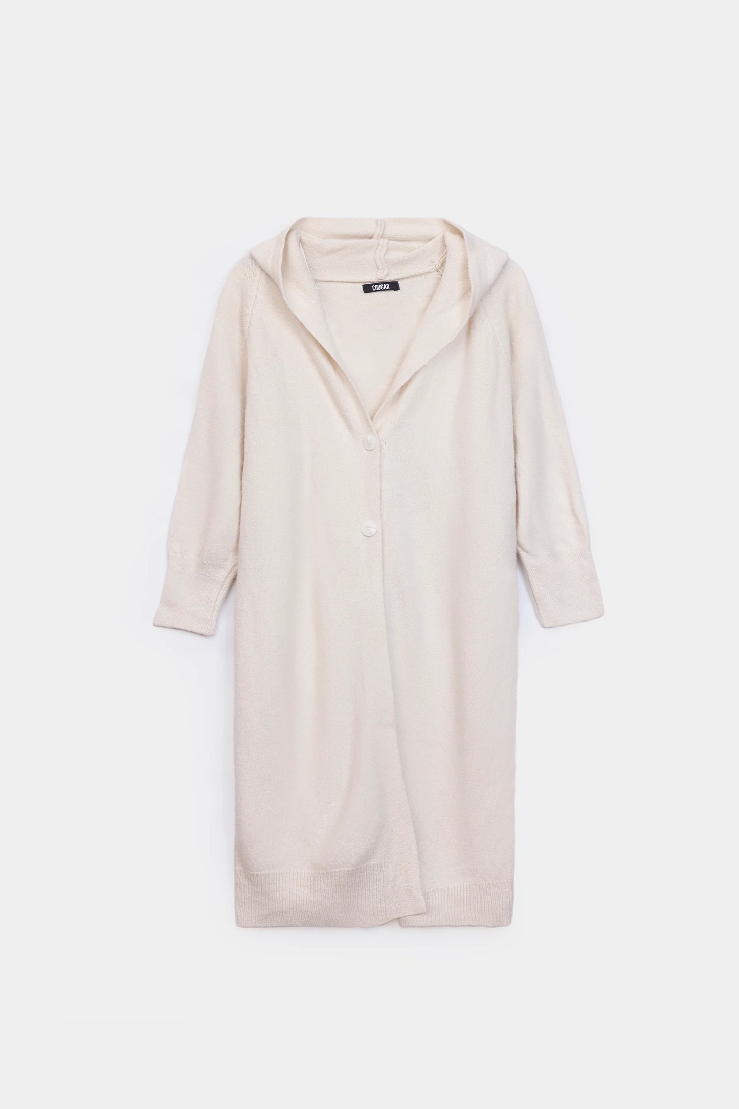 Hooded Long Cardigan - Cougar Clothing