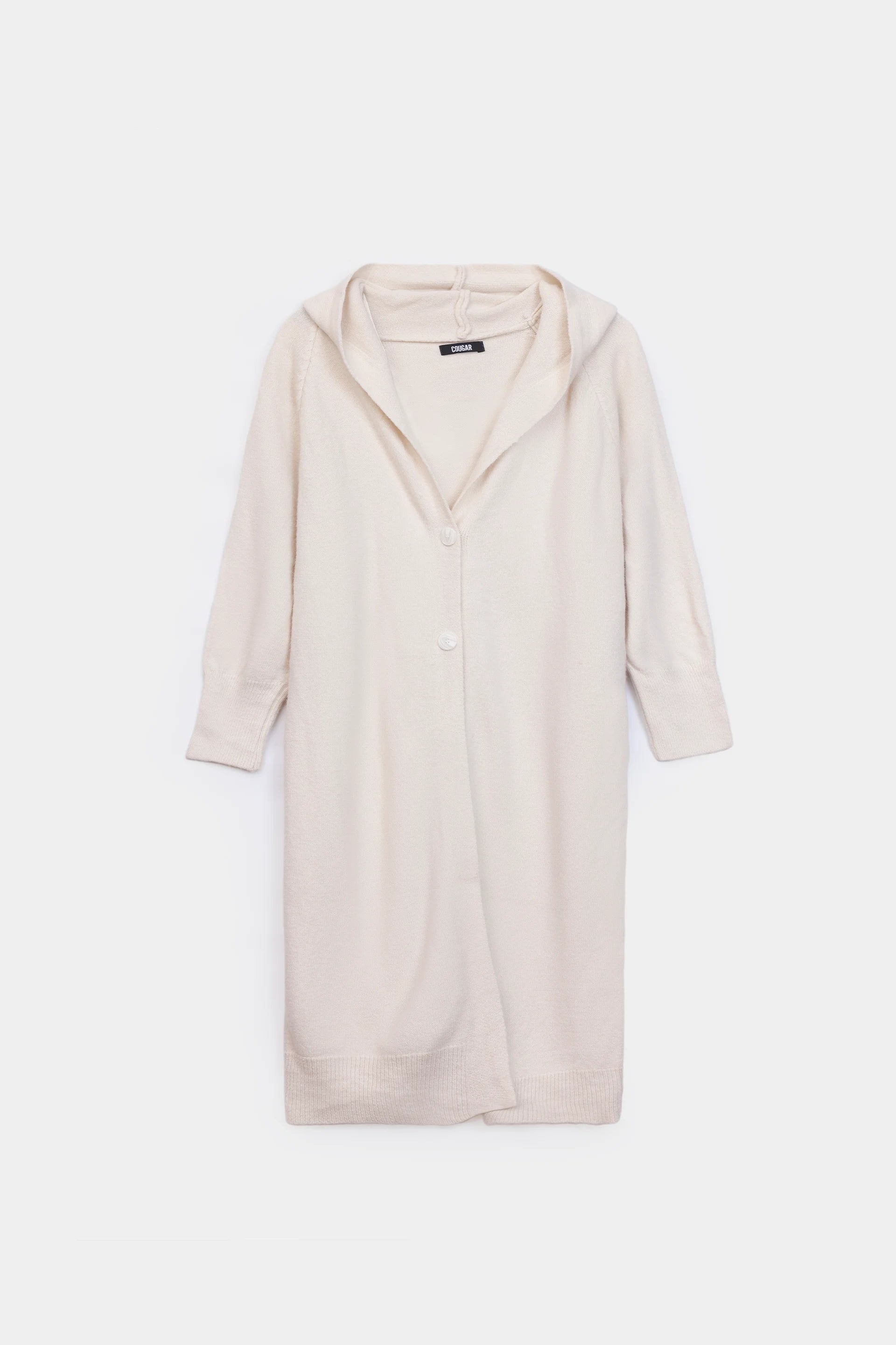 Hooded Long Cardigan - Cougar Clothing