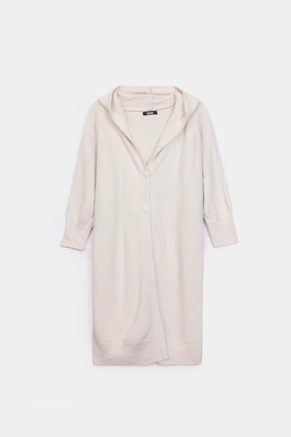 Hooded Long Cardigan - Cougar Clothing