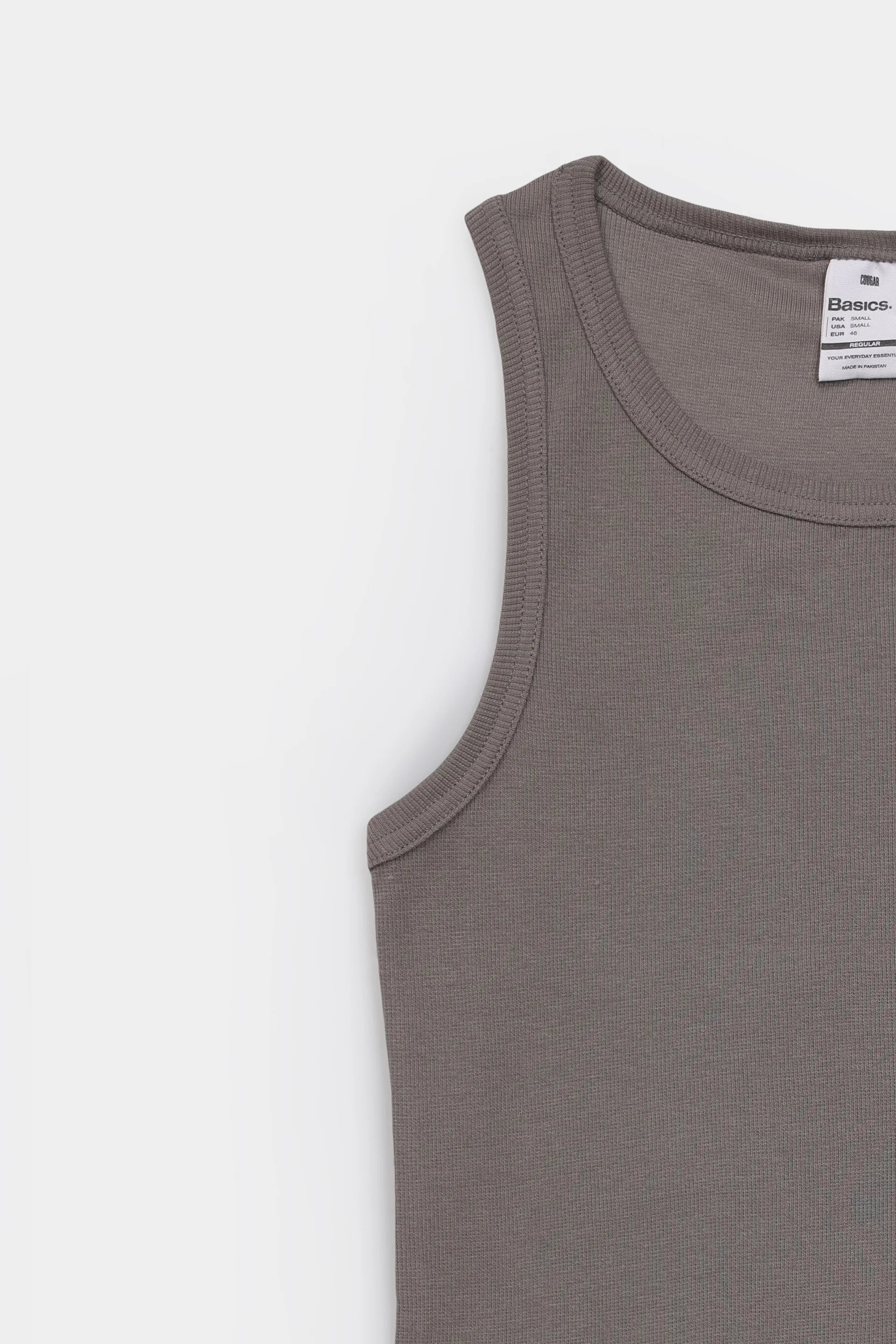 Ribbed Tank Top - Cougar Clothing