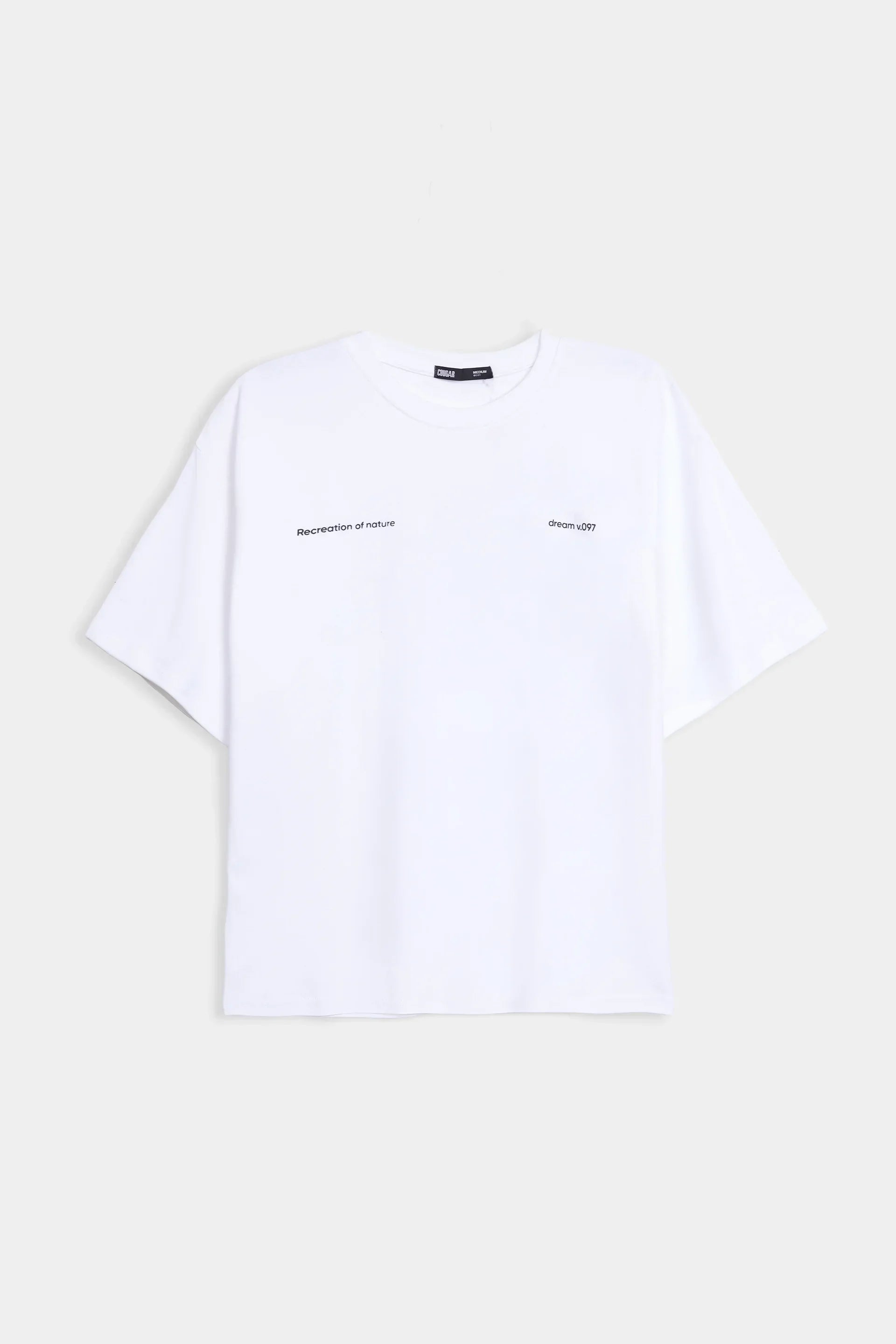 Boxy Interlock Graphic T-Shirt - Cougar Clothing