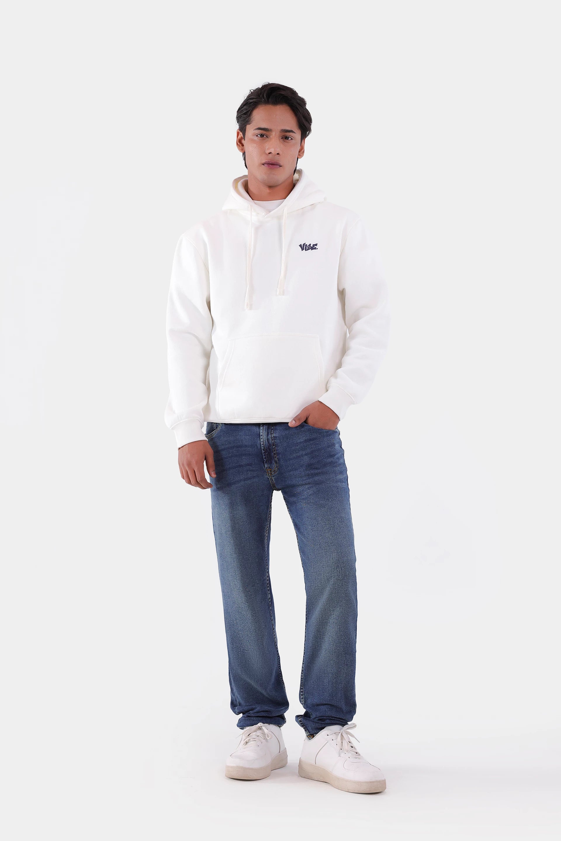 Embroidered Vibe Pullover Hoodie - Cougar Clothing