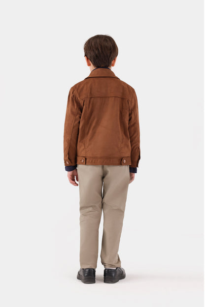 Faux Suede Jacket - Cougar Clothing