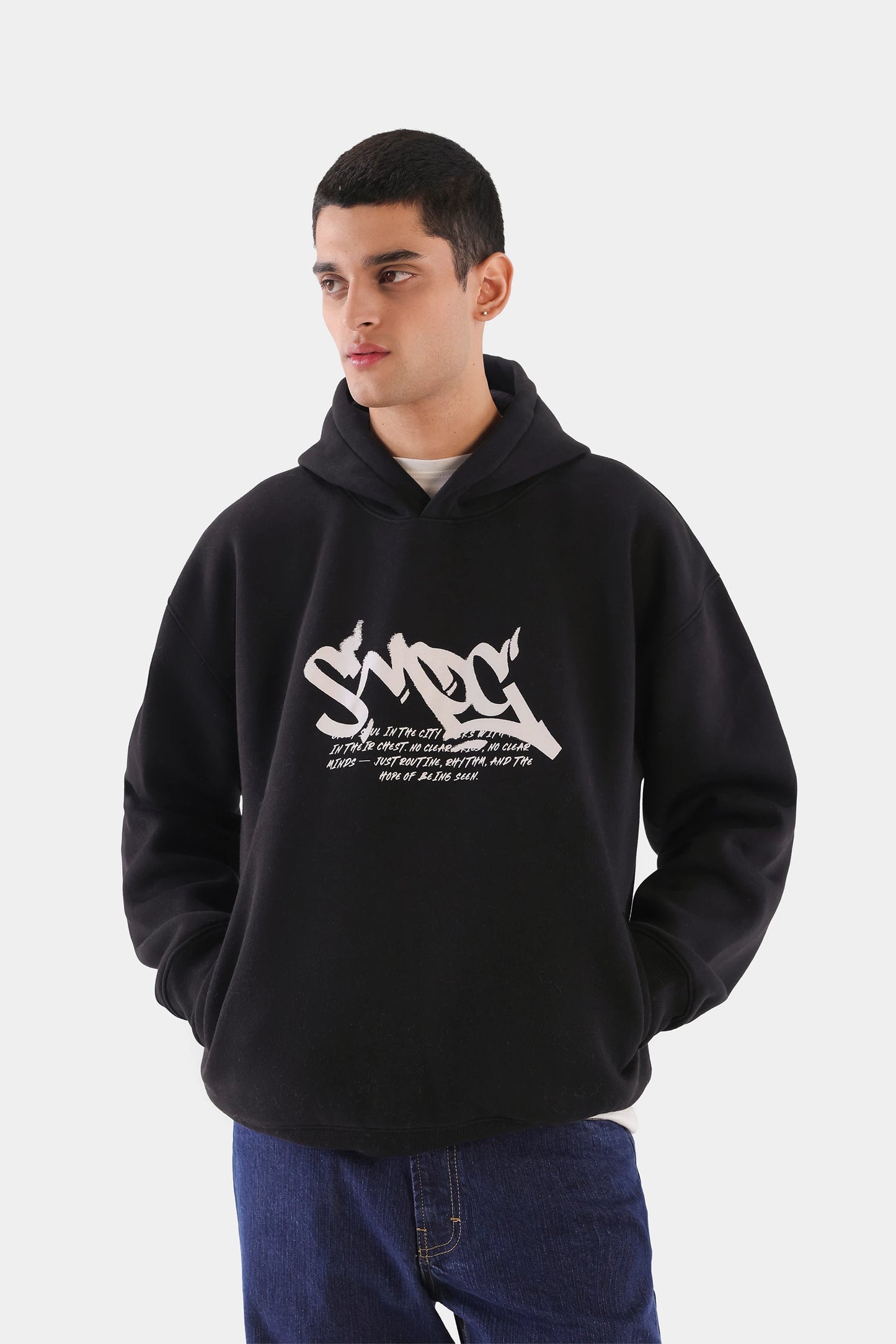 Back Printed Hoodie - Cougar Clothing