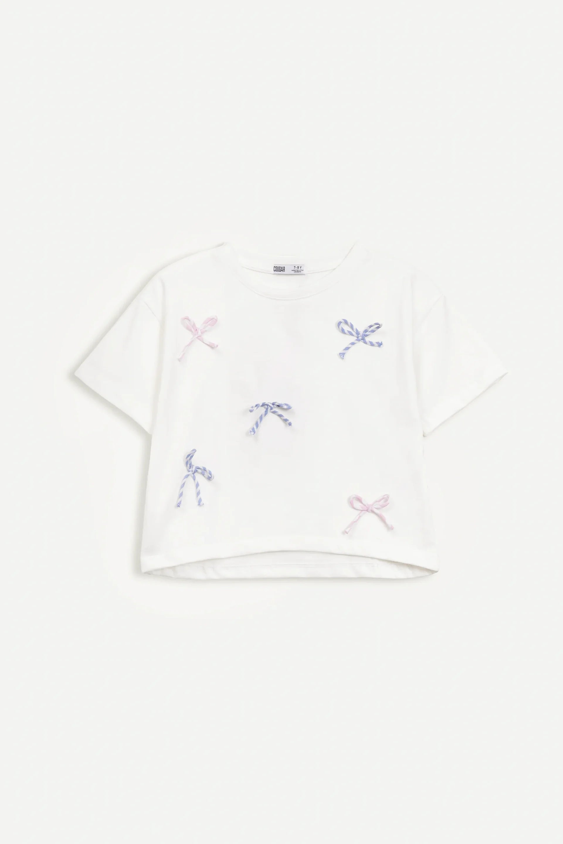 Jersey Tee With Bows - Cougar Clothing