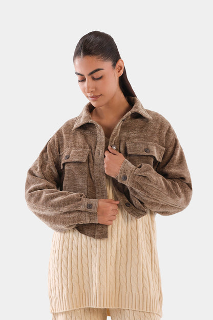 Flap Pocket Shacket - Cougar Clothing