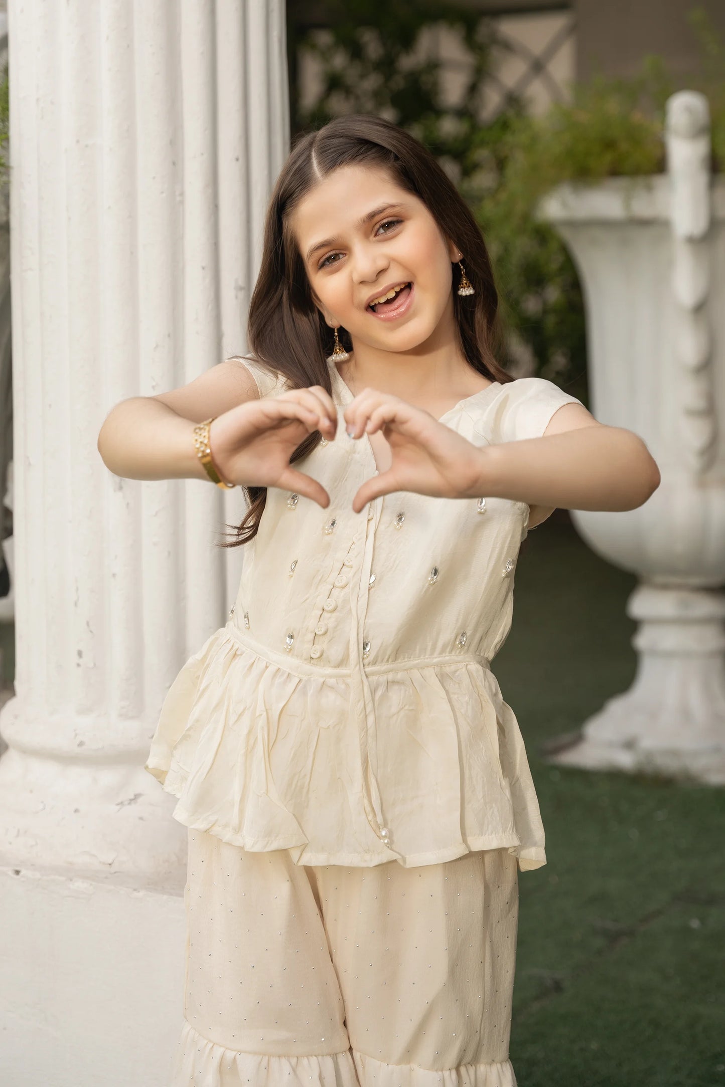 Embellished Sharara Set - Cougar Clothing