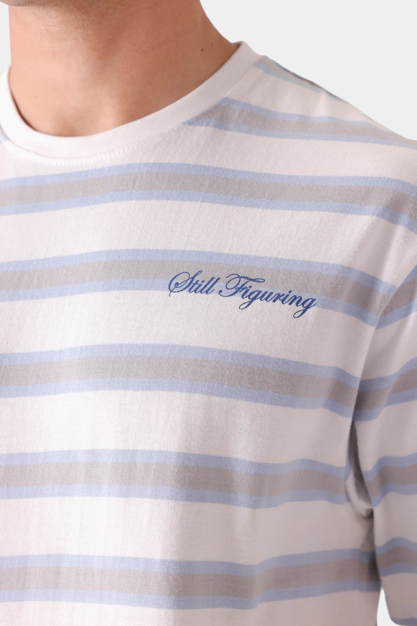 Focus & Chaos Striped Tee - Cougar Clothing
