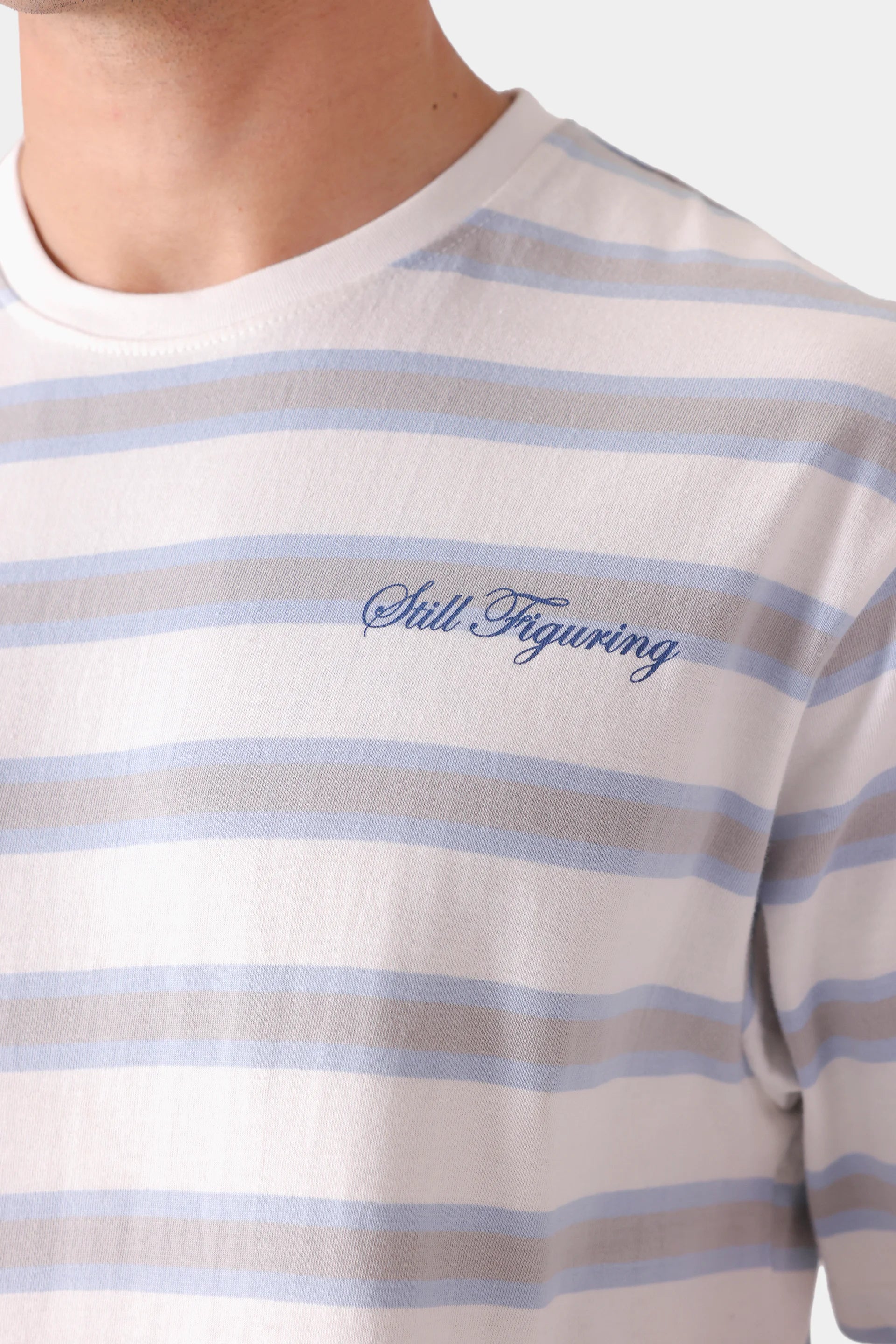 Focus & Chaos Striped Tee - Cougar Clothing