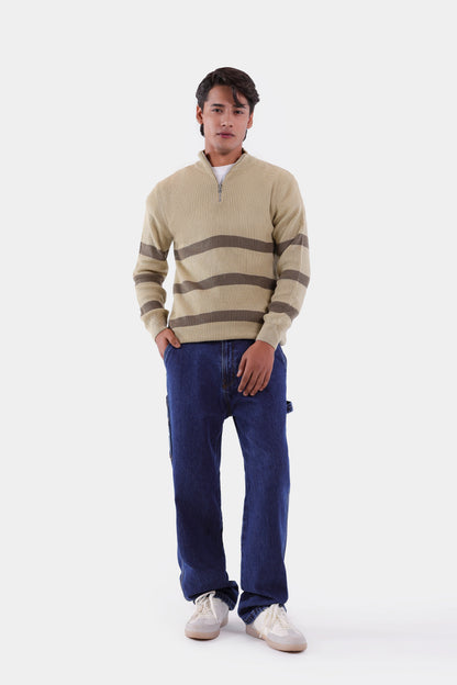 Quarter Zip Sweater - Cougar Clothing