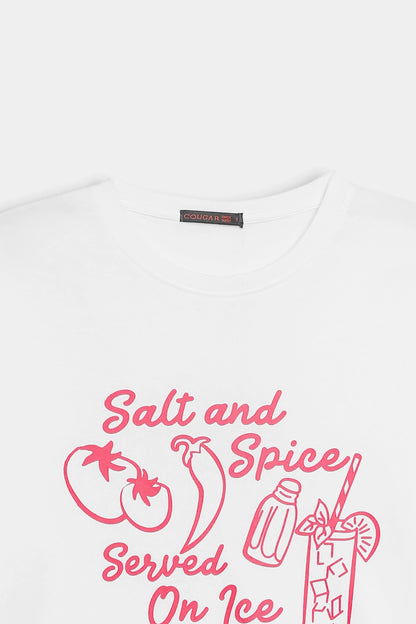 Salt and Spicy Graphic Tee - Cougar Clothing