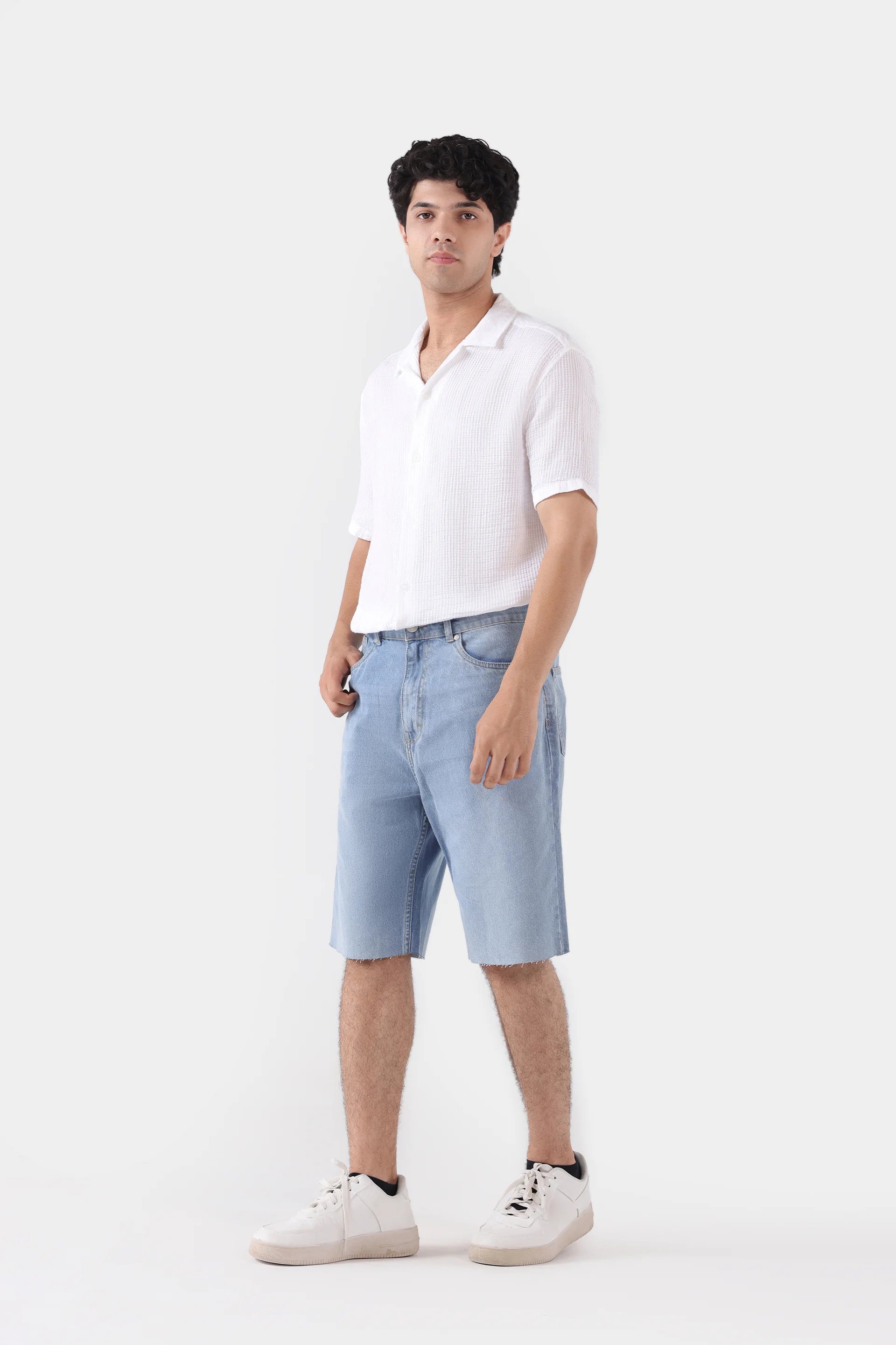 Relaxed Fit Denim Shorts - Cougar Clothing