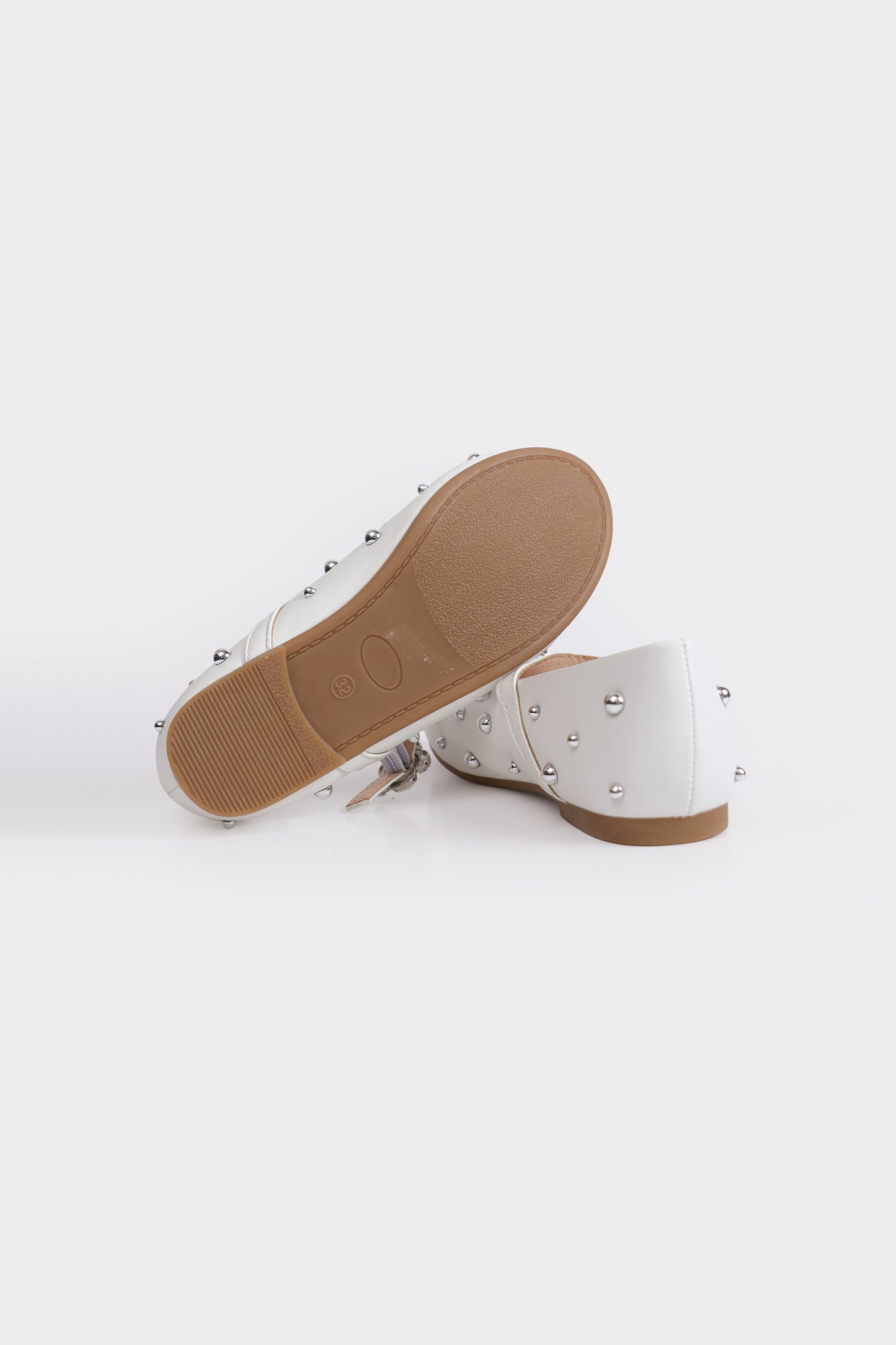 Studded Ballet Flats - Cougar Clothing