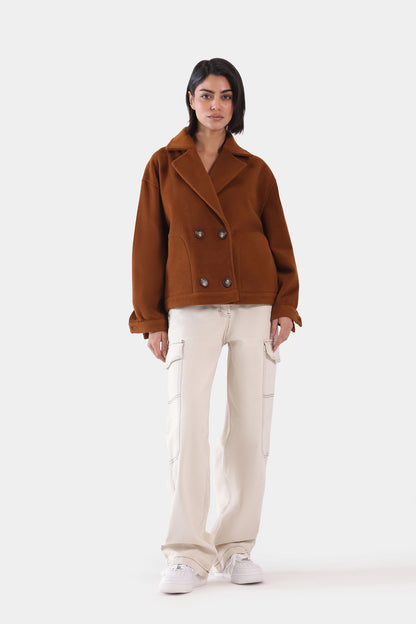 Oversized Short Coat - Cougar Clothing