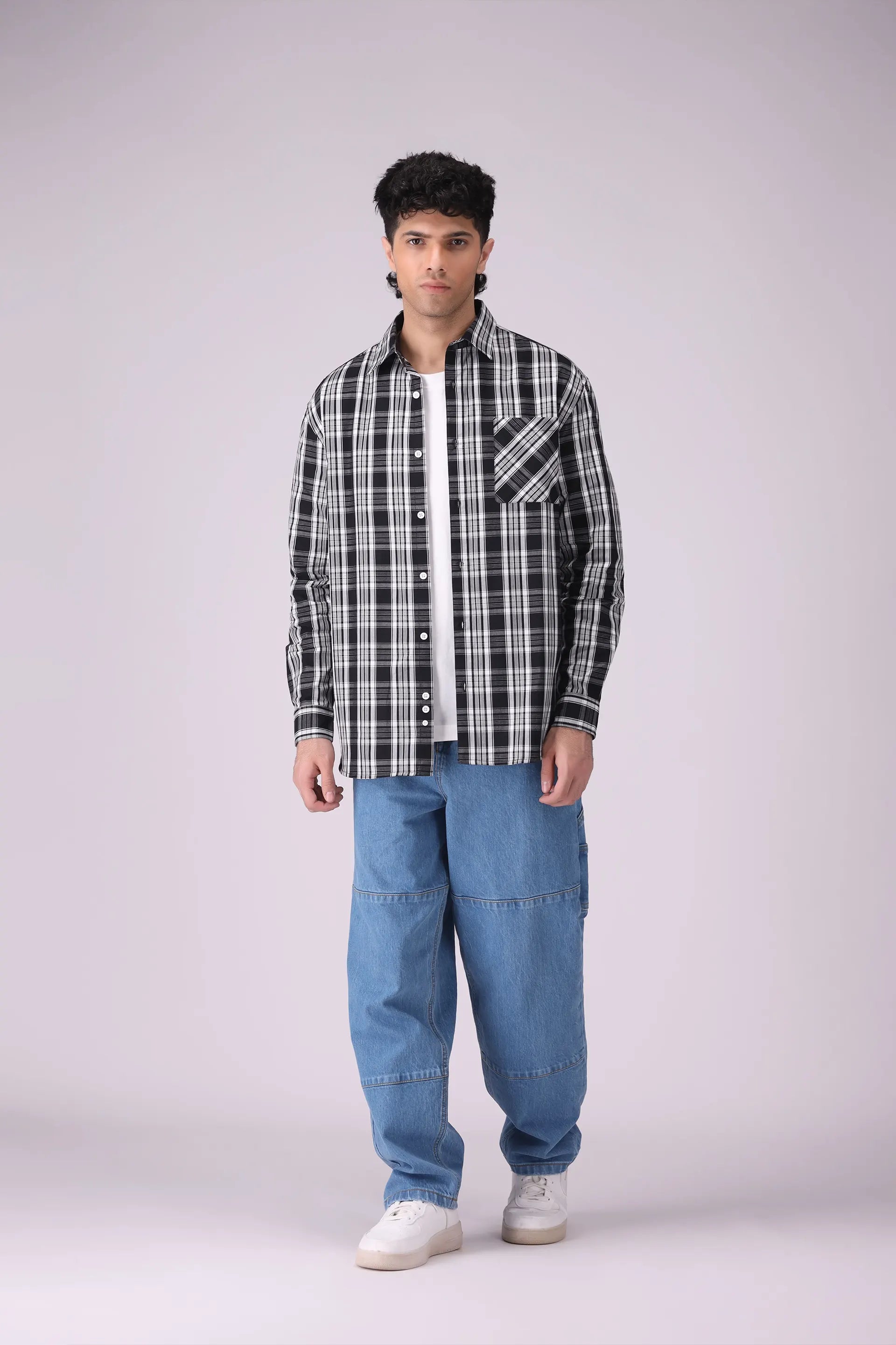 Relaxed Fit Check Shirt - Cougar Clothing