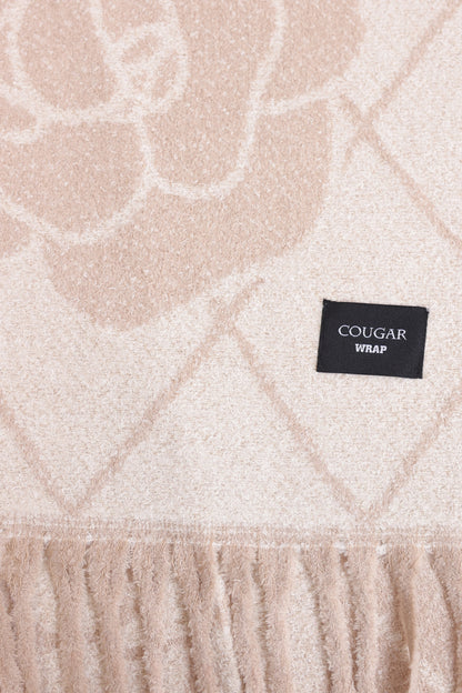 Argyle Knit Shawl - Cougar Clothing