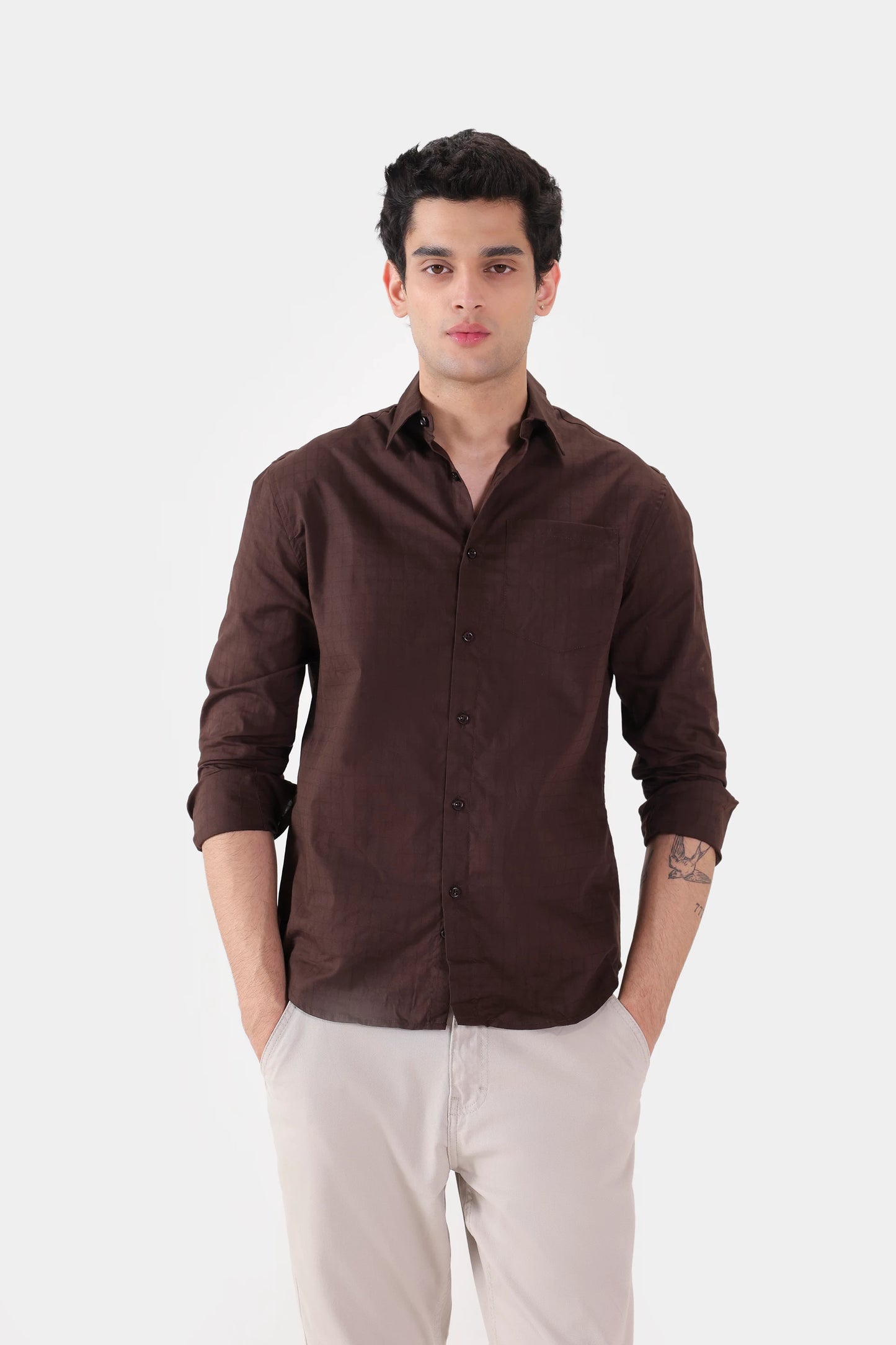 Cotton Dobby Shirt - Cougar Clothing