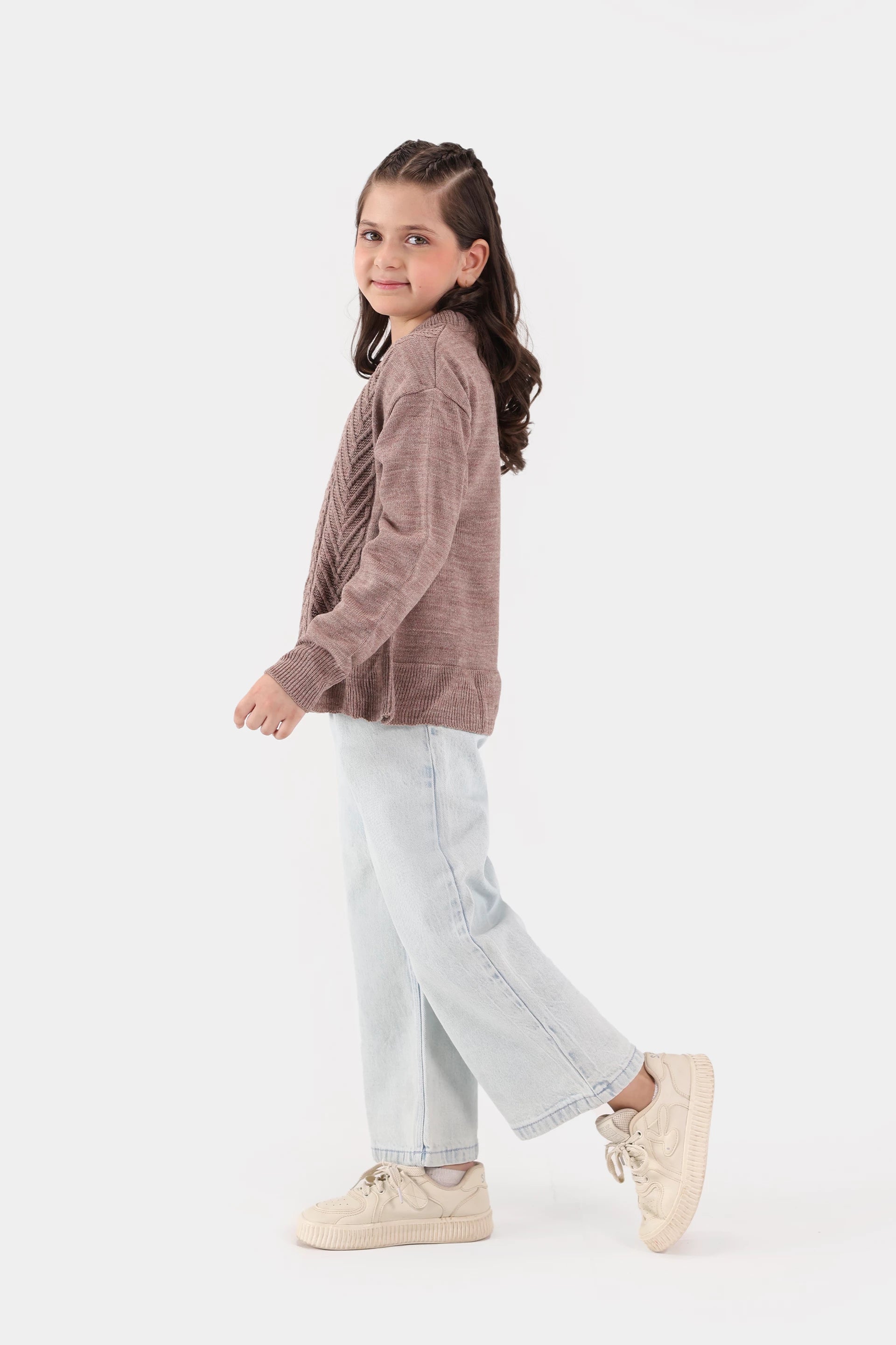 Textured Knit Sweater - Cougar Clothing