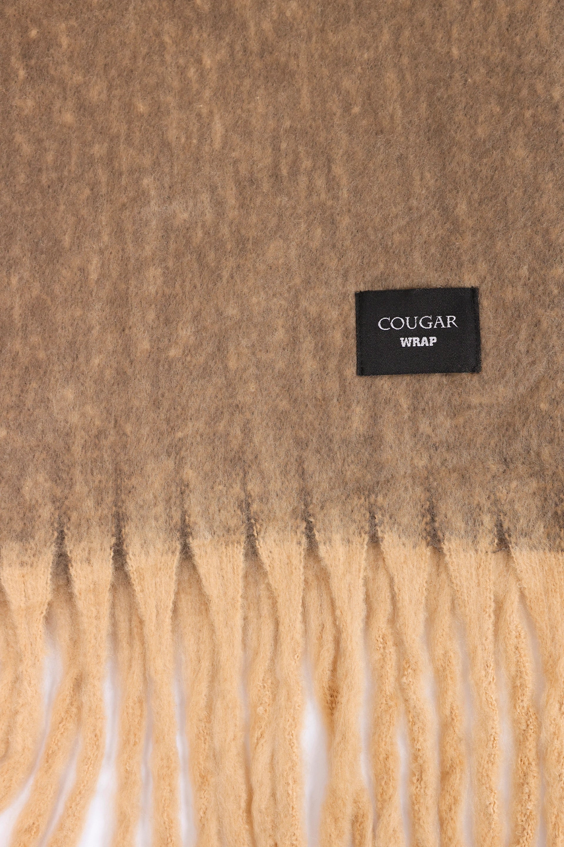 Plush Knitted Shawl - Cougar Clothing