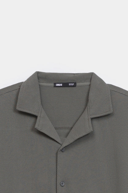 Relaxed Textured Shirt - Cougar Clothing