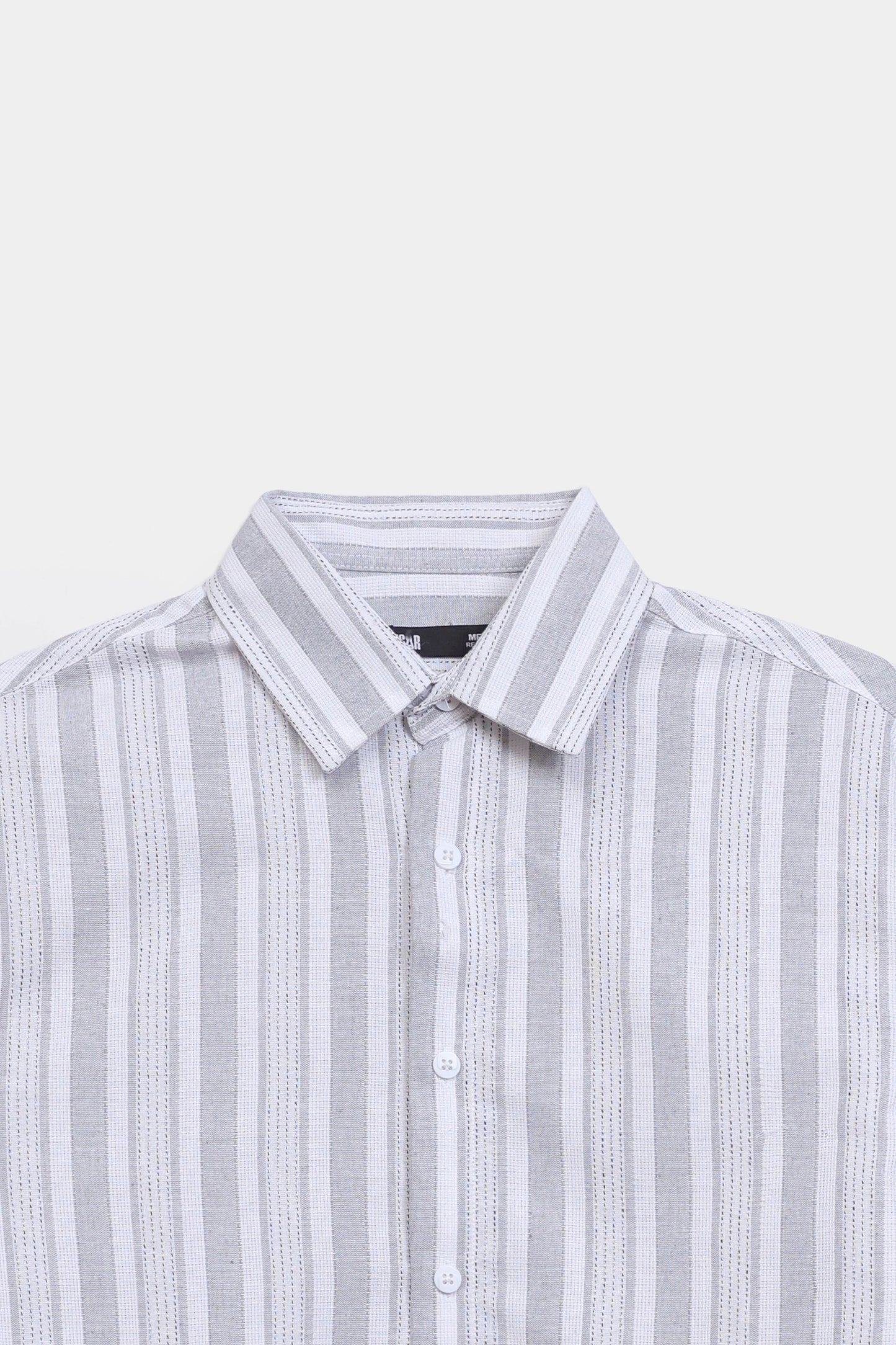 Jacquard Striped Shirt - Cougar Clothing