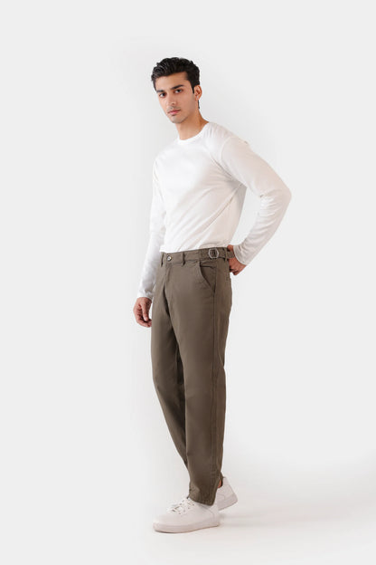 Adjustable Straight Chino Pants - Cougar Clothing