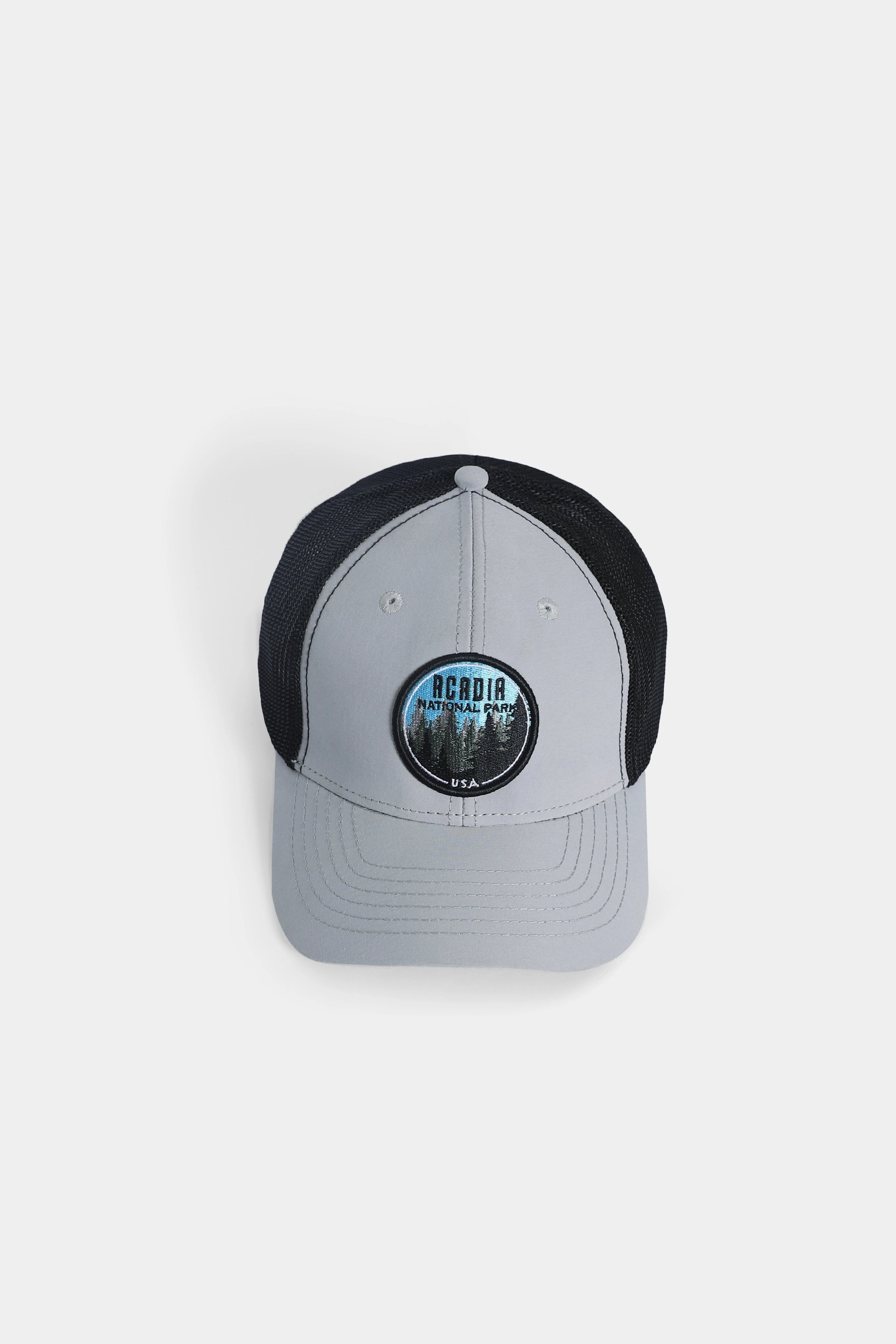 Grey Mesh Panel P-Cap - Cougar Clothing