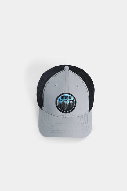 Grey Mesh Panel P-Cap - Cougar Clothing