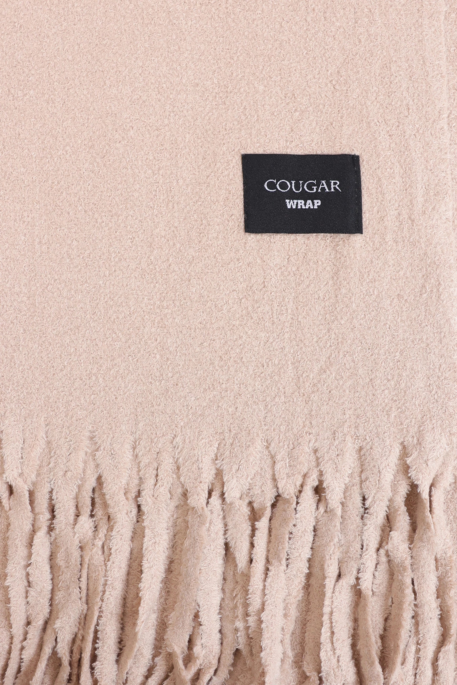 Sleek Plush Knit Shawl - Cougar Clothing