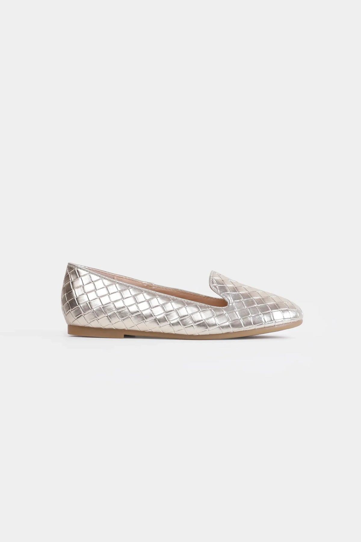 Metallic Ballet Flats - Cougar Clothing