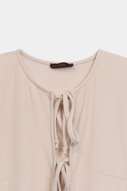 Tie-Front Top - Cougar Clothing