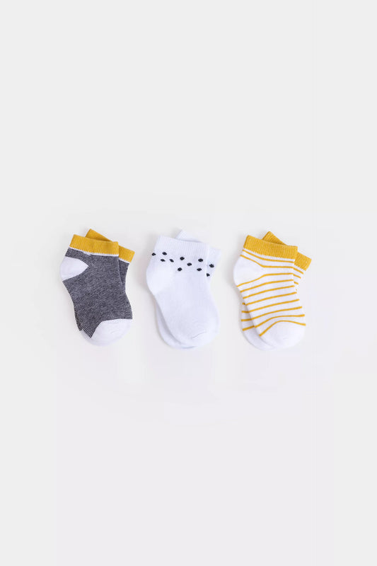 Pack of 3 Ankle Socks - Cougar Clothing