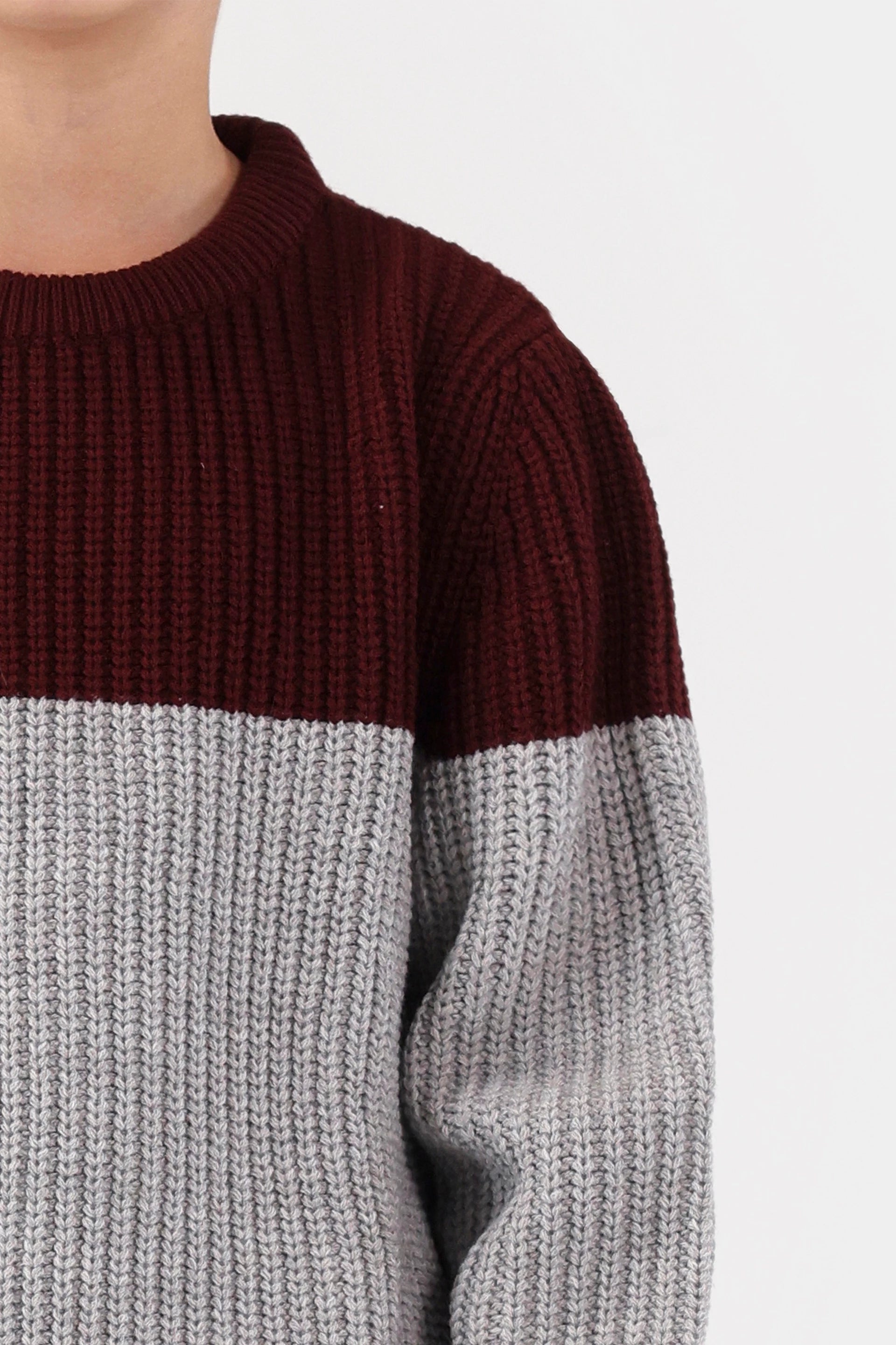 Purl Knit Sweater - Cougar Clothing