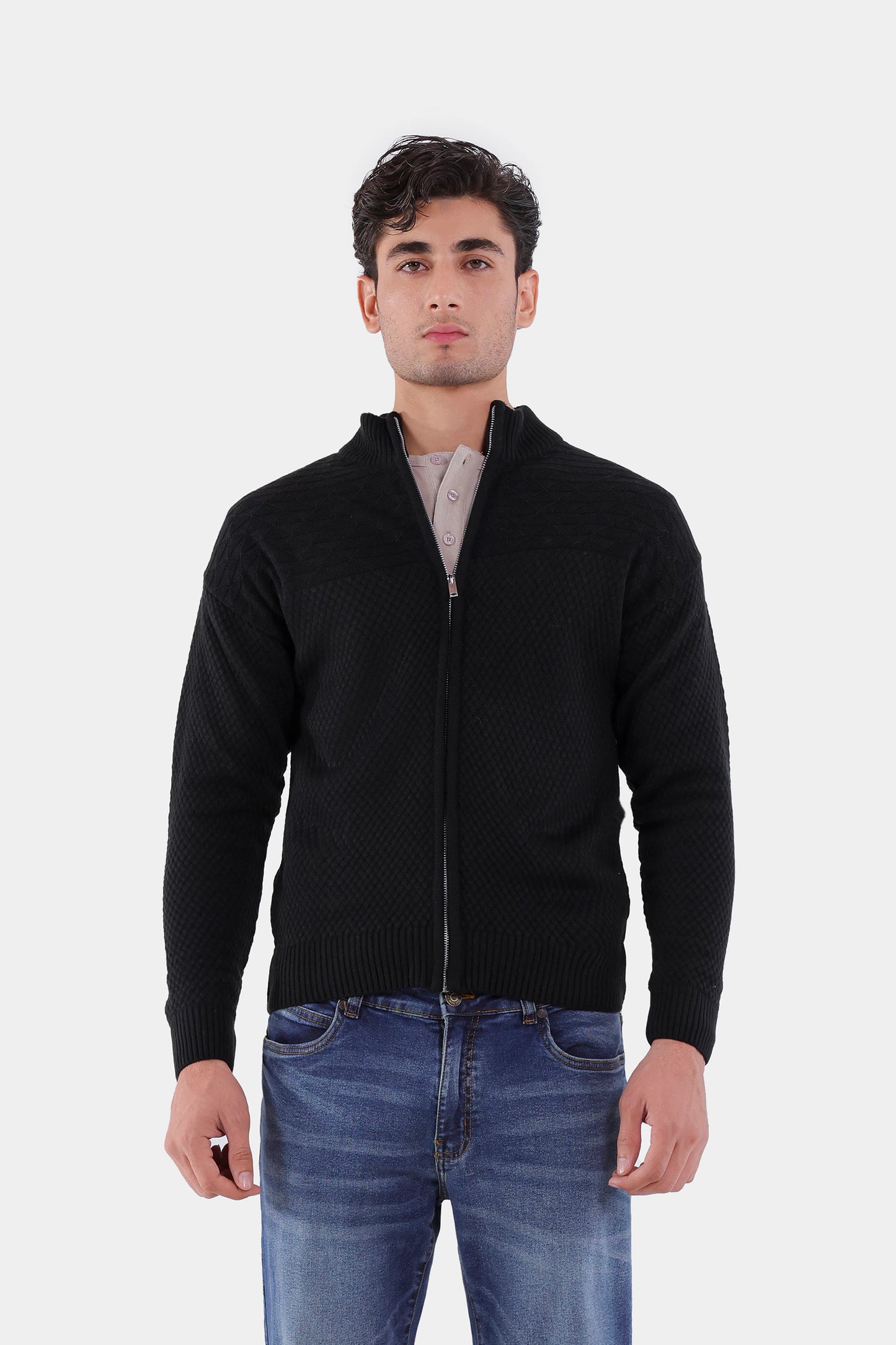 Zipper Sweater - Cougar Clothing