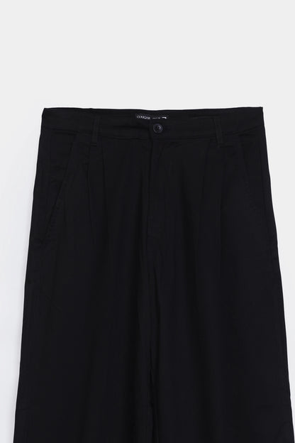 Wide Leg Pleated Trousers - Cougar Clothing