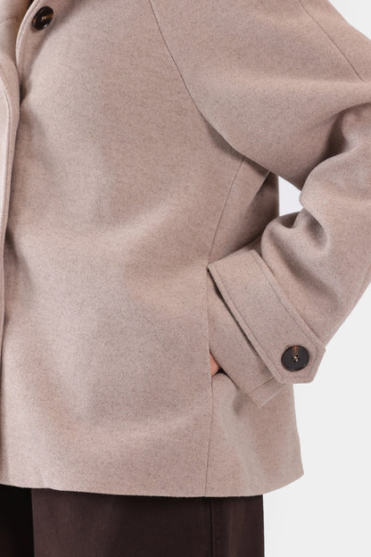 Hooded Button-Down Coat - Cougar Clothing