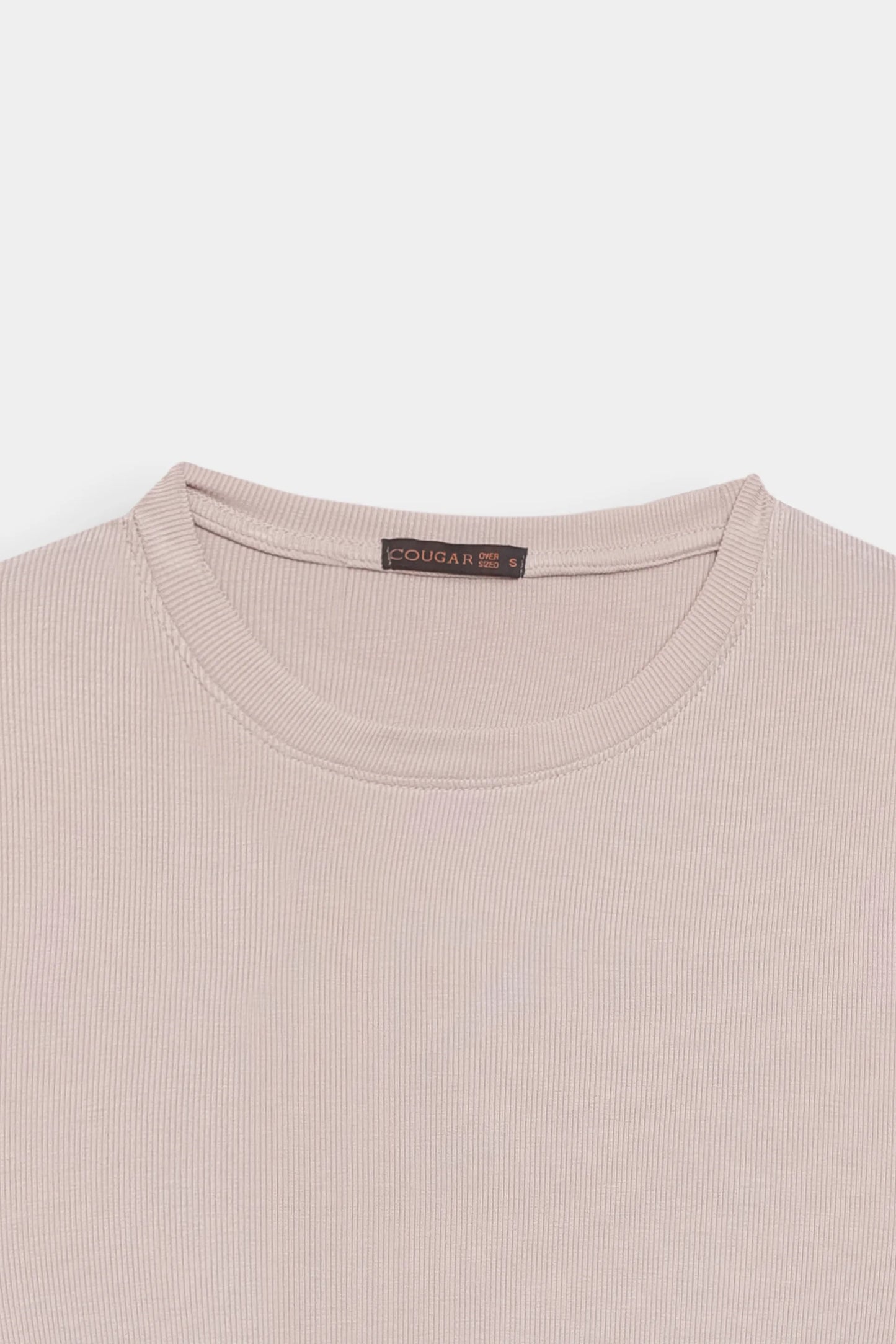 Ribbed Oversized T-Shirt - Cougar Clothing