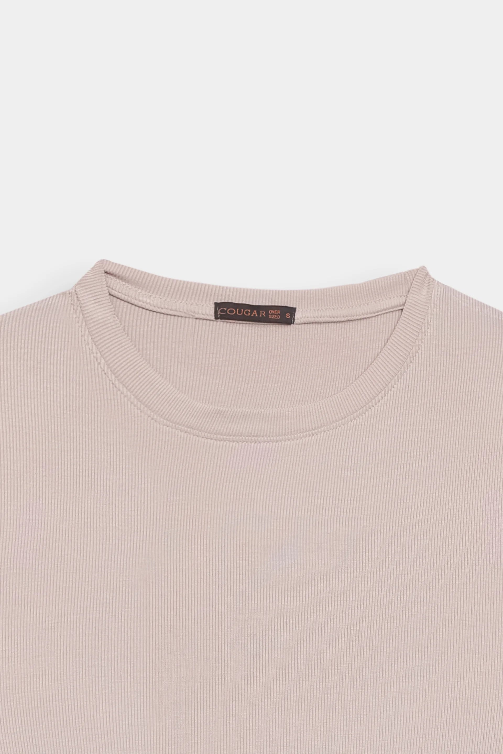 Ribbed Oversized T-Shirt - Cougar Clothing