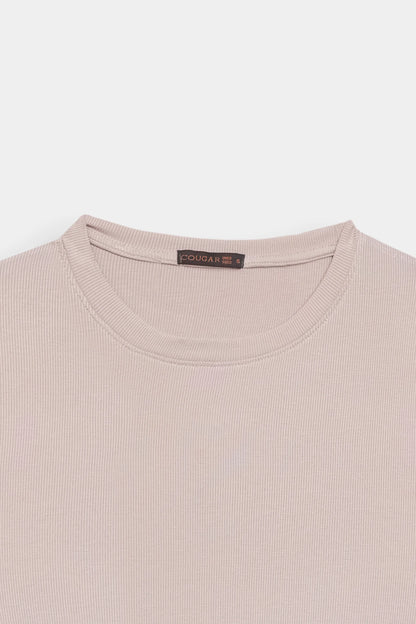 Ribbed Oversized T-Shirt - Cougar Clothing
