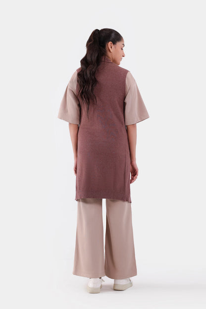 Sleeveless Long Cardigan - Cougar Clothing