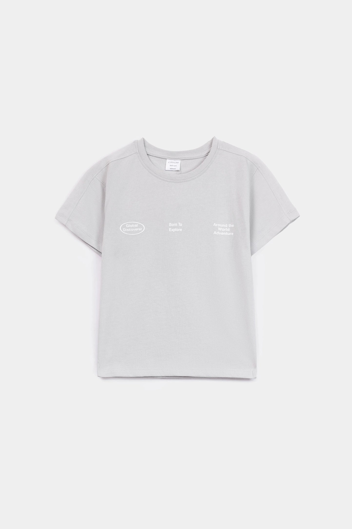 Text Printed T-Shirt - Cougar Clothing